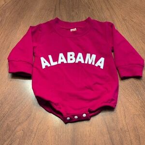 University of Alabama Crimson Baby Onesie